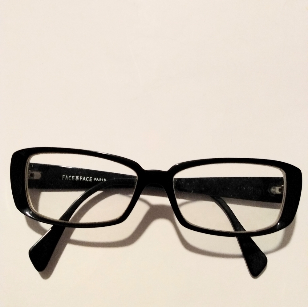 Face A Face Paris Vintage Unisex Luxury Black Eyeglass Frames